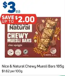 Foodland Nice & Natural Chewy Muesli Bars offer
