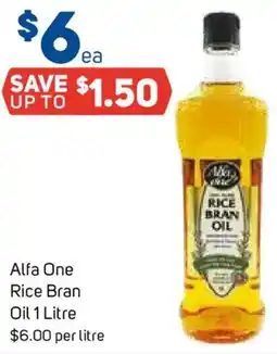 Foodland Alfa One Rice Bran Oil offer
