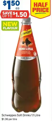 Foodland Schweppes Soft Drinks offer