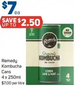 Foodland Remedy Kombucha cans offer