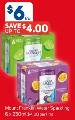 Foodland Mount Franklin Water Sparkling offer