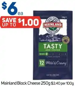 Foodland Mainland Block Cheese offer
