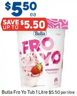 Foodland Bulla Fro Yo Tub offer