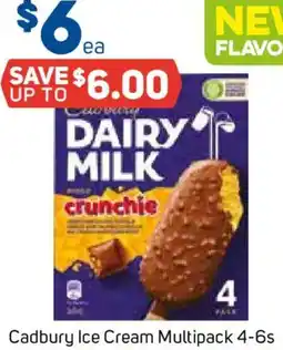 Foodland Cadbury Ice Cream Multipack 4-6s offer