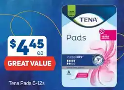 Foodland Tena Pads 6-12s offer