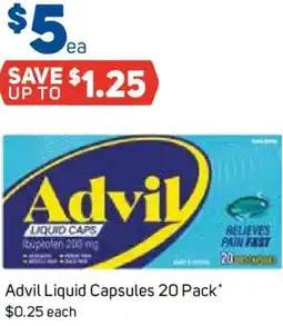 Foodland Advil Liquid Capsules offer