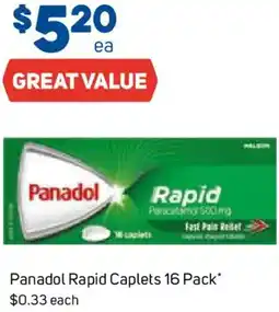 Foodland Panadol Rapid Caplets offer