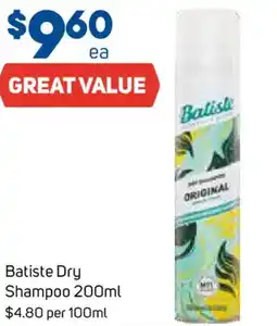 Foodland Batiste Dry Shampoo offer