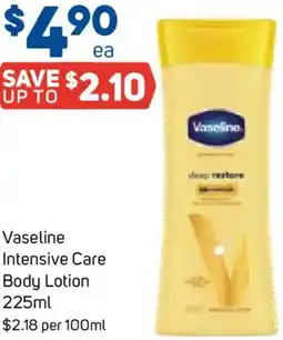 Foodland Vaseline Intensive Care Body Lotion offer