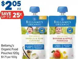 Foodland Bellamys Organic Food Pouches offer