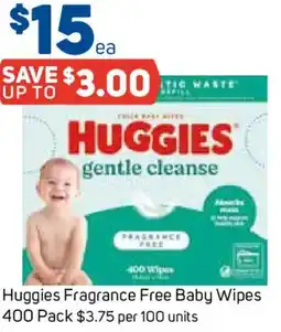Foodland Huggies Fragrance Free Baby Wipes offer