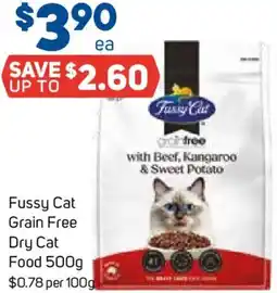 Foodland Fussy Cat Grain Free Dry Cat Food offer