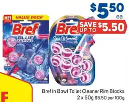 Foodland Bref In Bowl Toilet Cleaner Rim Blocks offer