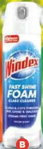 Foodland Windex Fast Shine Foam Glass Cleaner offer