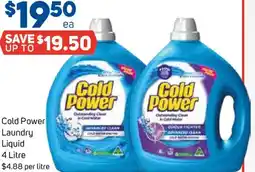 Foodland Cold Power Laundry Liquid offer