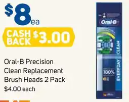 Foodland Oral B Precision Clean Replacement Brush Heads offer