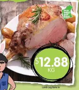 Spudshed Lamb Leg Bone In offer