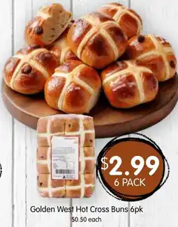 Spudshed Golden West Hot Cross Buns offer