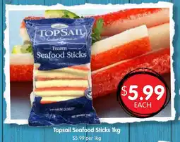 Spudshed Topsail Seafood Sticks offer