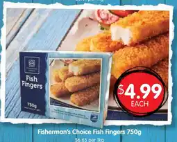 Spudshed Fishermans Choice Fish Fingers offer