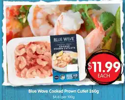 Spudshed Blue Wave Cooked Prawn Cutlet offer