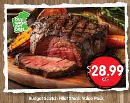 Spudshed Budget Scotch Fillet Steak Value Pack offer