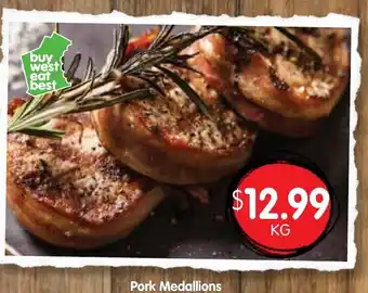 Spudshed Pork Medallions offer