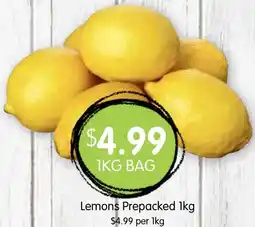 Spudshed Lemons Prepacked offer