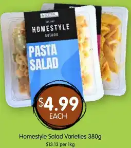 Spudshed Homestyle Salad Varieties offer