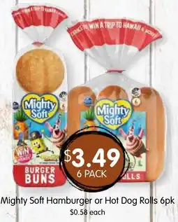 Spudshed Mighty Soft Hamburger or Hot Dog Rolls offer