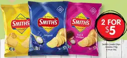 Spudshed Smiths Crinkle Chips Varieties offer