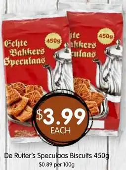 Spudshed De Ruiter's Speculaas Biscuits offer