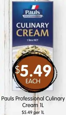 Spudshed Pauls Professional Culinary Cream offer