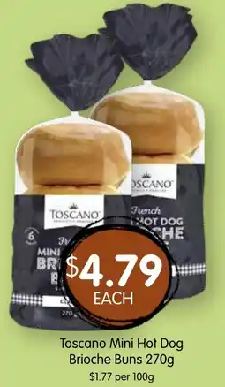 Spudshed Toscano Mini Hot Dog Brioche Buns offer
