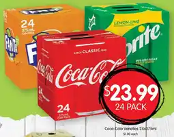 Spudshed Coca Cola Varieties offer