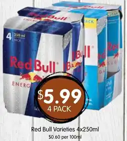 Spudshed Red Bull Varieties offer