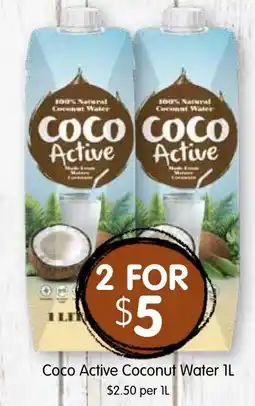 Spudshed Coco Active Coconut Water offer