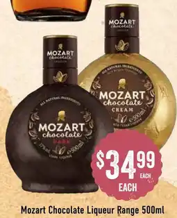 Spudshed Mozart Chocolate Liqueur Range offer