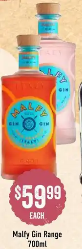 Spudshed Malfy Gin Range offer