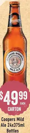 Spudshed Coopers Mild Ale Bottles offer