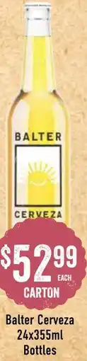 Spudshed Balter Cerveza Bottles offer