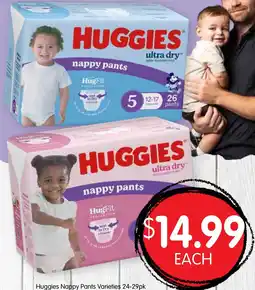 Spudshed Huggies Nappy Pants Varieties offer