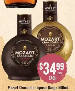 Spudshed Mozart Chocolate Liqueur Range offer