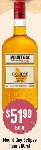 Spudshed Mount Gay Eclipse Rum offer