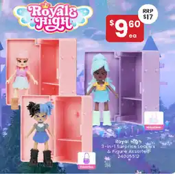 Toymate Royal High 3 in 1 Surprise Lockers & Figure Assorted offer
