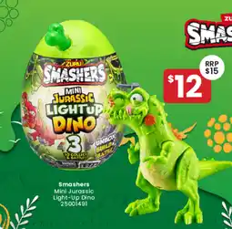 Toymate Smashers Mini Jurassic Light Up Dino offer