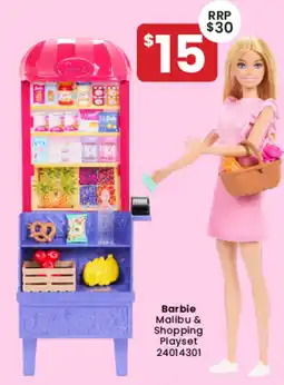 Toymate Barbie Malibu & Shopping Playset offer