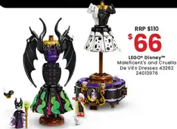 Toymate Lego disney maleficents and cruella de vil's dresses 43262 offer