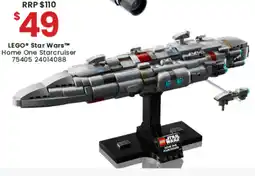 Toymate Lego star wars home one starcruiser 75405 offer