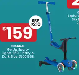 Toymate Globber Go Up Sporty Lights 360 Navy & Dark Blue offer